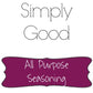 Simply Good All Purpose Seasoning blend bottle logo image